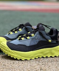 Kolon Sport Move Trail Running Shoes Vibram Sole Neon Yellow