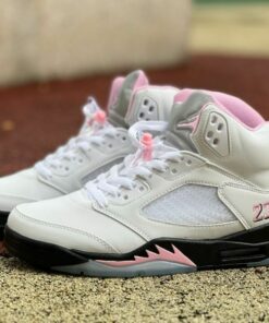 Air Jordan 5 Retro GS Pink Foam White Black (440888-100)