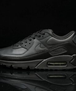 Nike Air Max 90 Leather Triple Black 537384-090