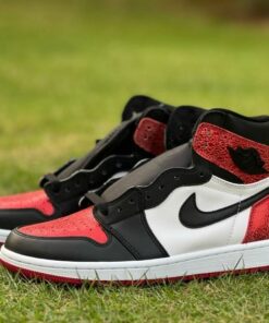 Air Jordan 1 Retro High OG Black Toe Origin Story Red