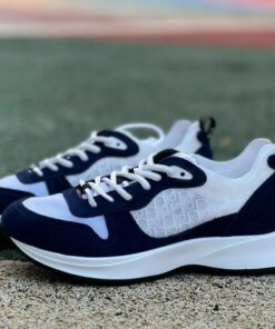 Dior B30 Sneaker Navy Blue Technical Fabric and Mesh 3SN279ZRL_H561
