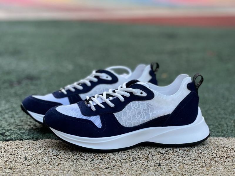 Dior B30 Sneaker Navy Blue Technical Fabric and Mesh 3SN279ZRL_H561