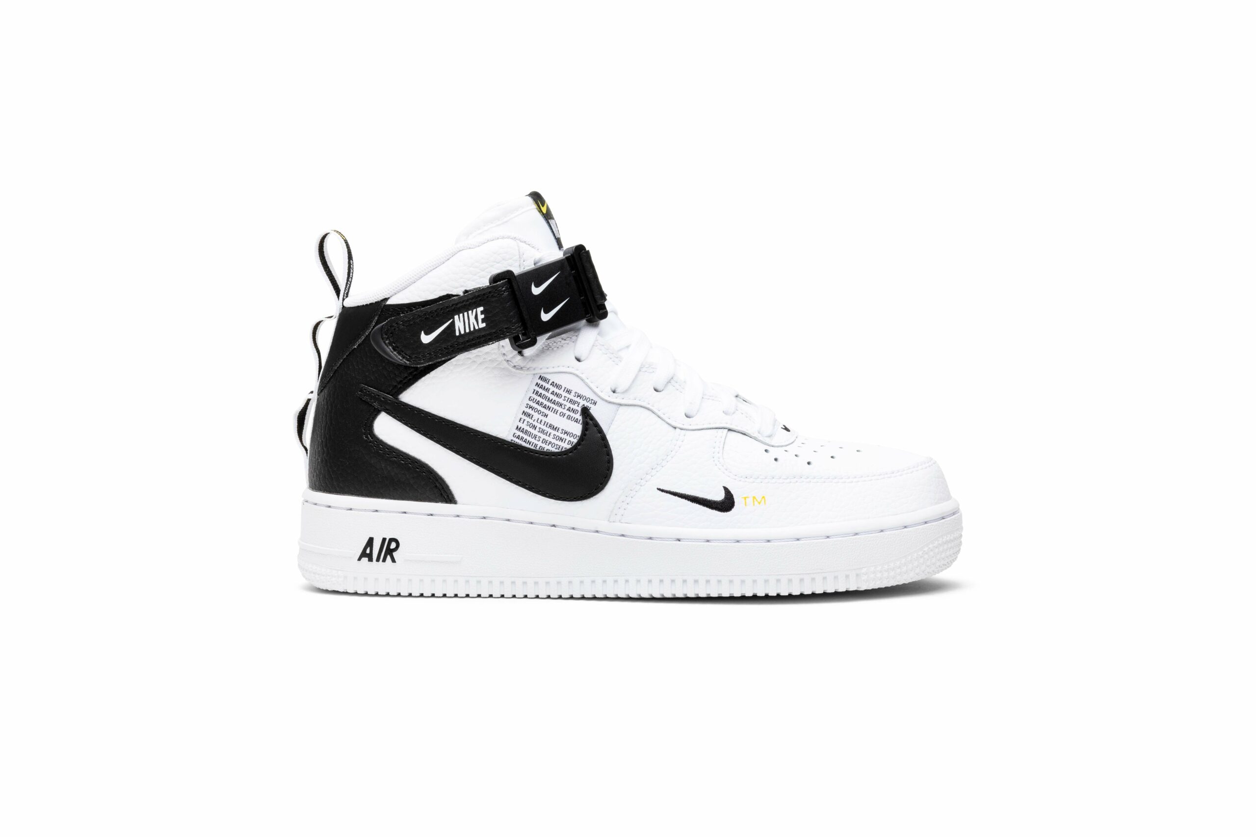 Nike Air Force 1 Mid Utility White Black 804609-103
