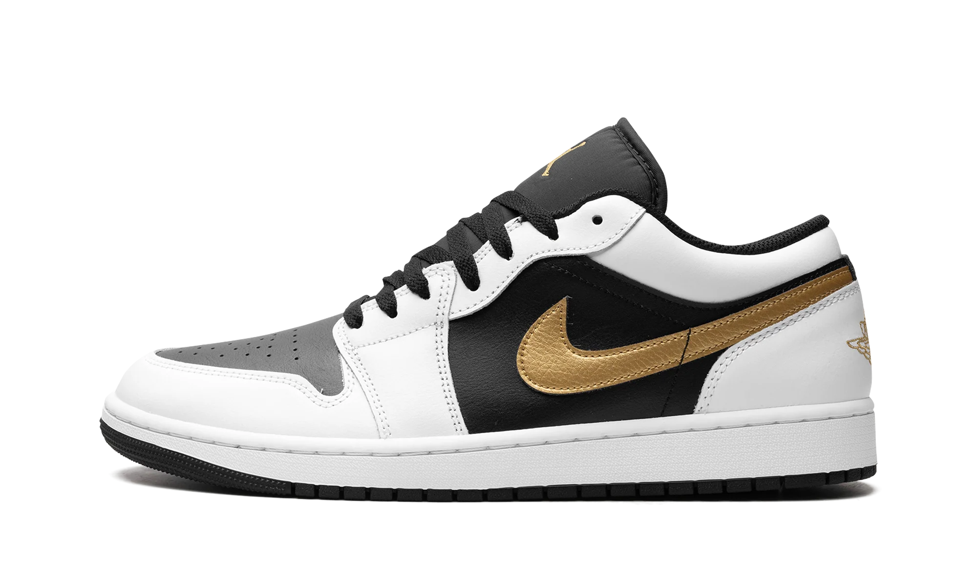 Air Jordan 1 Low "Gold Swoosh" 553558 172 Sneakers