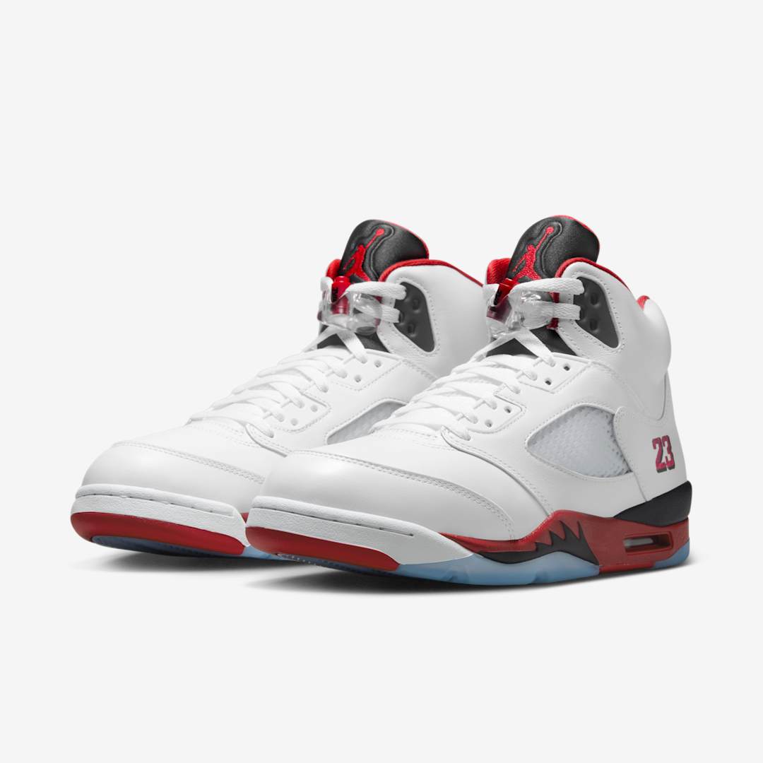 Air Jordan 5 “Fire Red” with Black Tongue