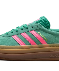 Gazelle Bold WMNS "Court Green Lucid Pink" JH9668