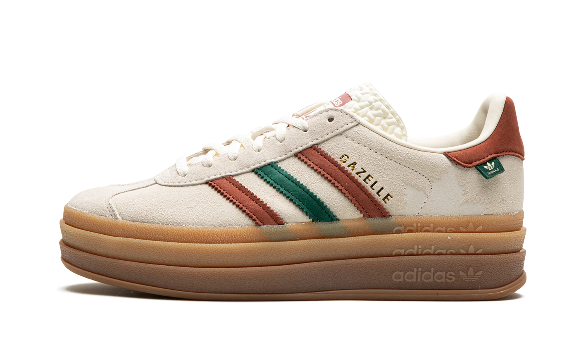 GAZELLE BOLD WMNS "Cream White / Wild Sepia" IG3685