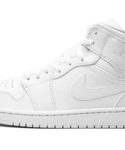 Air Jordan 1 Mid "Triple White" 554724 136 Sneakers