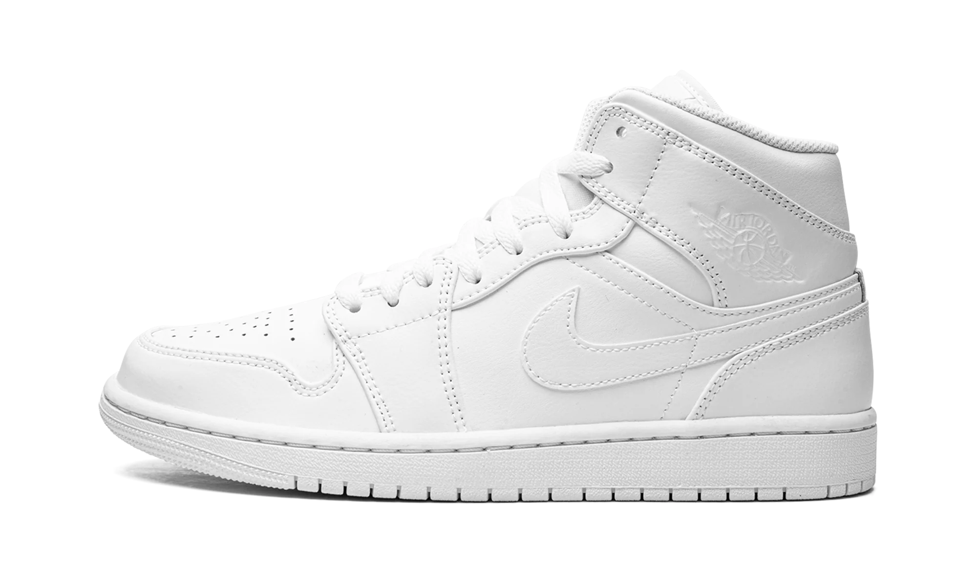 Air Jordan 1 Mid "Triple White" 554724 136 Sneakers