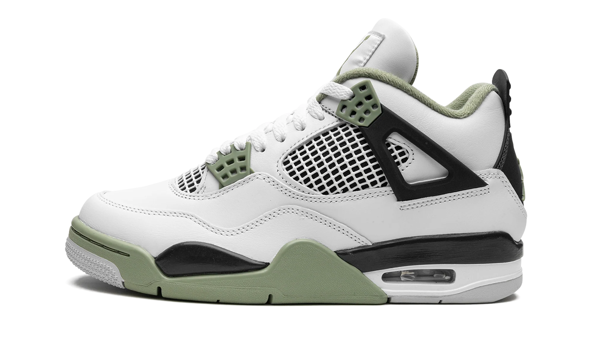 Air Jordan 4 Retro Women "Seafoam Oil Green" AQ9129 103 Sneakers