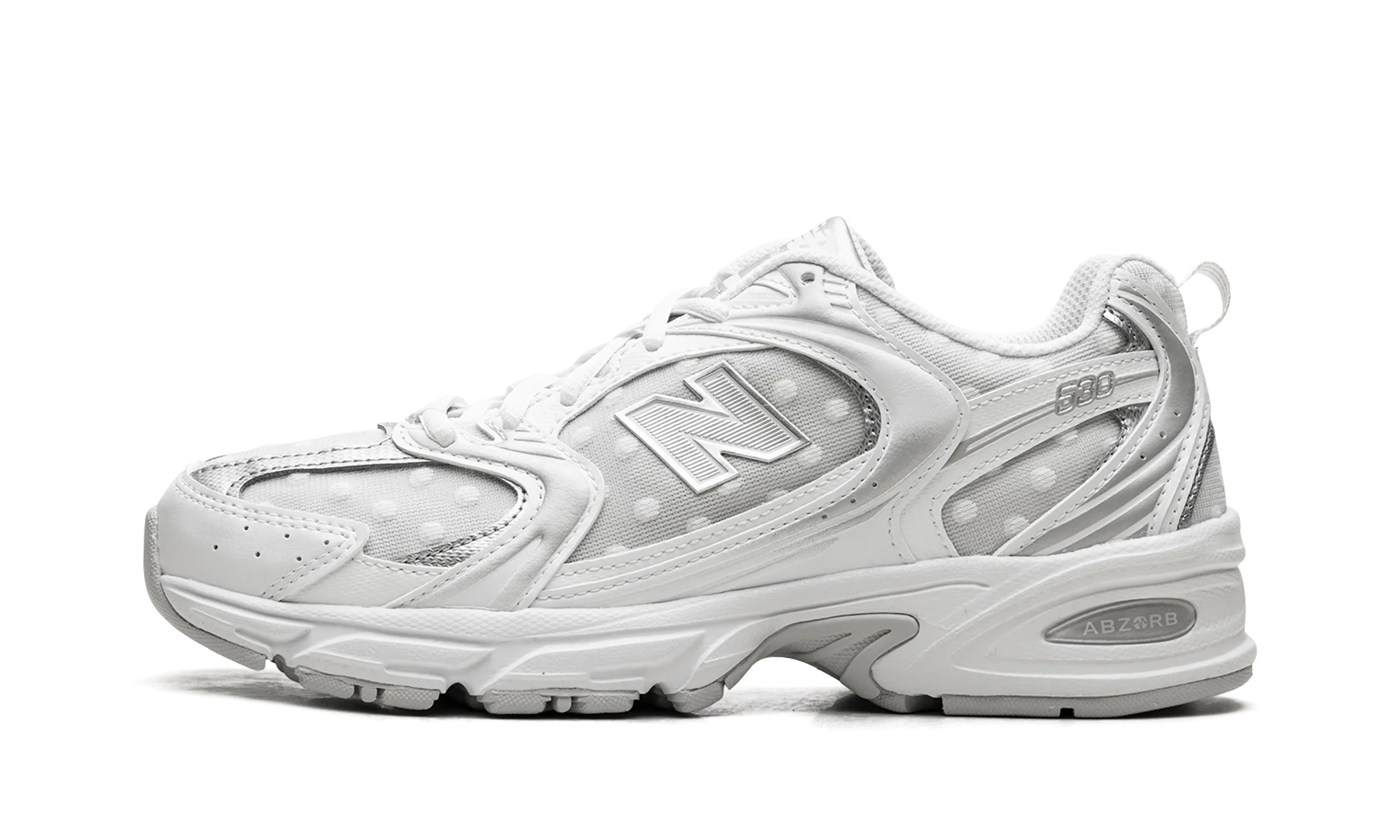 530 "Silver Metallic Polka Dots" U530HFW Sneakers