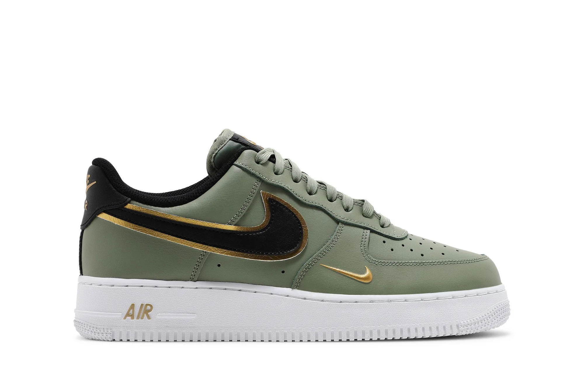 Nike Air Force 1 ’07 LV8 ‘Metallic Swoosh Pack – Oil Green’ DA8481-300