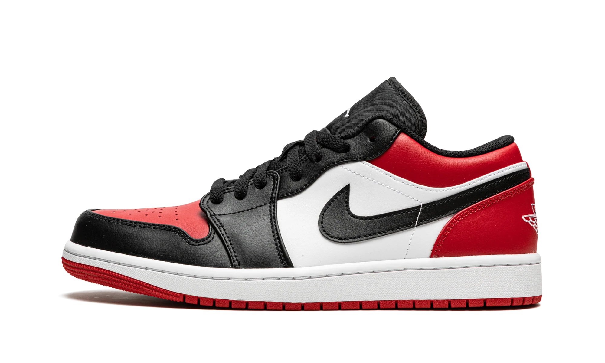 Air Jordan 1 Low "Bred Toe" 553558 612 Sneakers