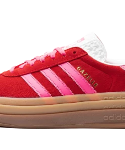Gazelle Bold WMNS "Collegiate Red Lucid Pink" IH7496